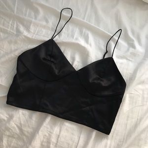 H&M Satin Bra Top